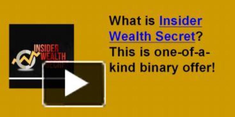 Insider Wealth Secret Review Is InsiderWealthSecret.com Scam