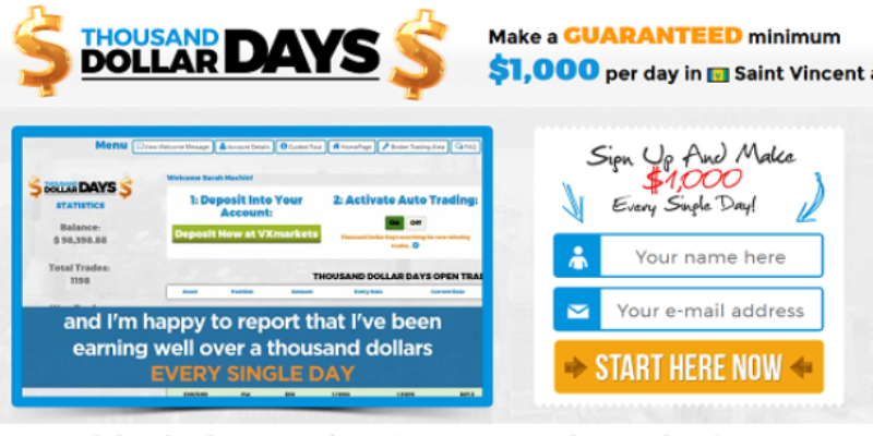 Thousand Dollar Days Review Is ThousandDollarDays.co Scam